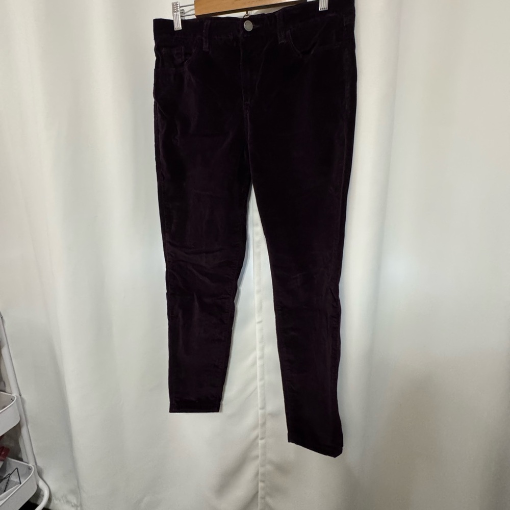 Blank NYC Deep‎ Purple Velvet Pants Crybaby Size: 31